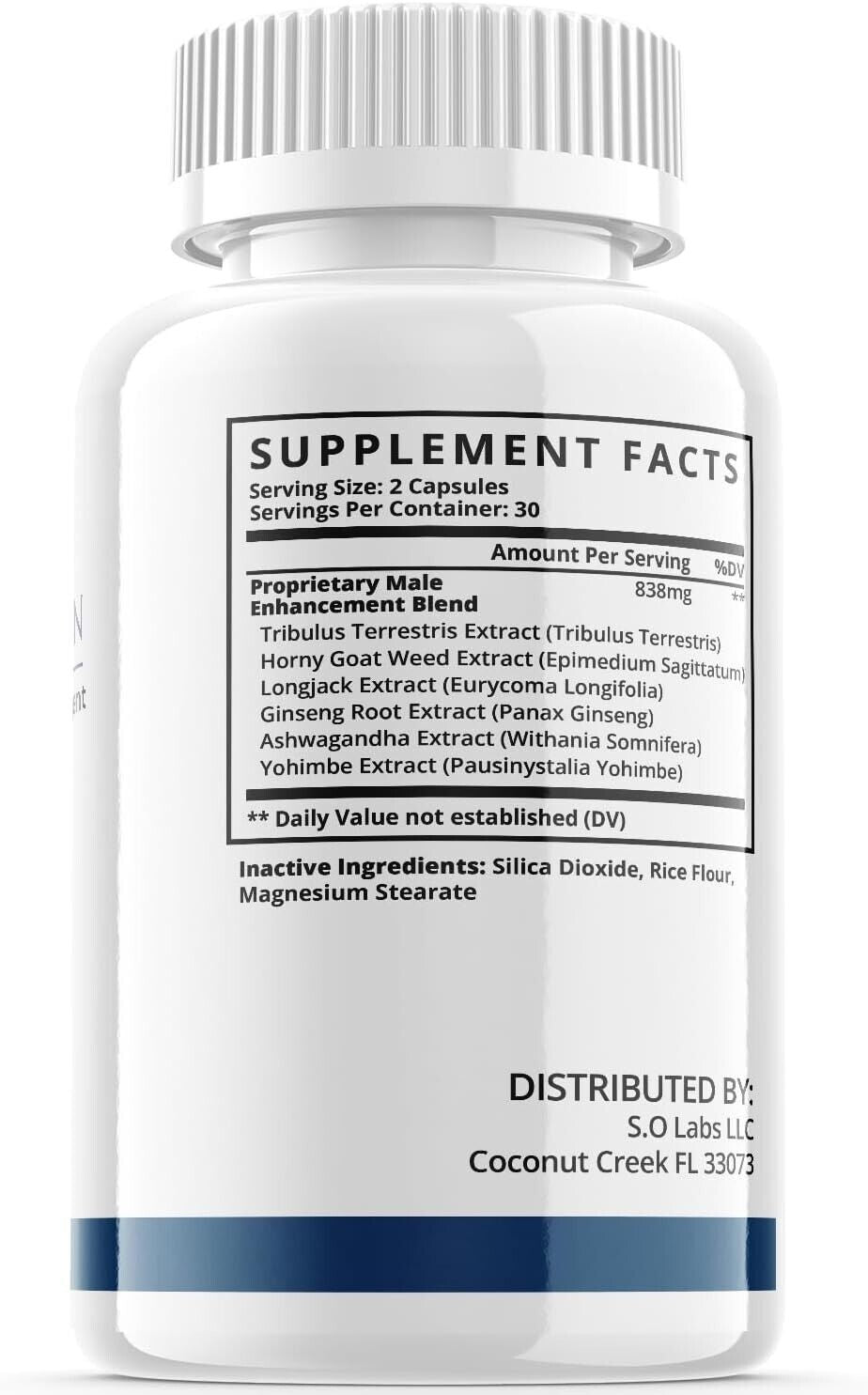 (1 Pack) Bioinvitagen Pills - Male Vitality Support Supplement - 60 Capsules