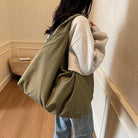 Women Solid Color Draped Tote Bag, Large Capacity Draped Tote Bag, Fashion Versatile Shoulder Purses