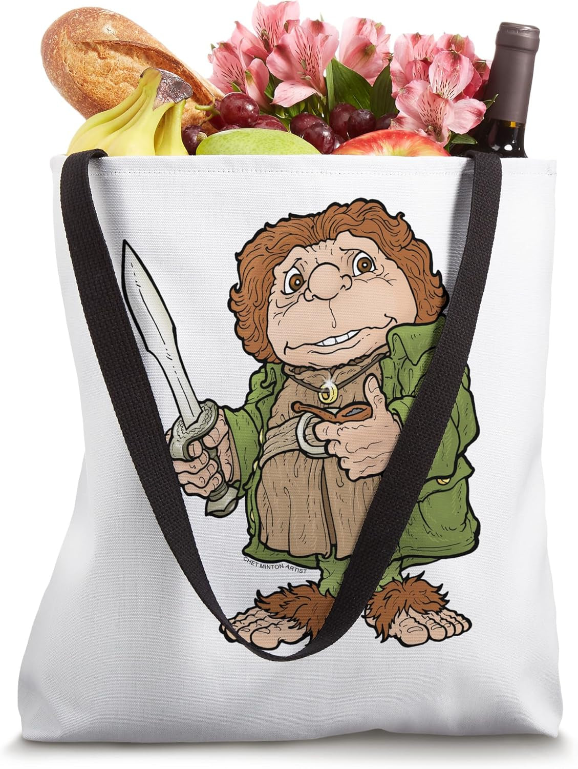 Adventure Halfling Tote Bag