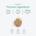 Vitanica Phytoestrogen Herbal Non-Gmo PMS, Menopause Relief Supplement for Women, Hormone Balance, Night Sweats & Hot Flash Relief, Soy Isoflavones, Vegan, Powder 8 Oz (Phytoestrogen Herbal)