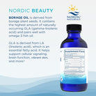 Nordic Naturals Nordic Beauty Borage Oil, Unflavored - 4 Ounces - Borage Seed Oil, Unique Omega-6 for Healthy and Hydrated Skin, 480 Milligrams of GLA - Non-Gmo - Vegan, 48 Servings