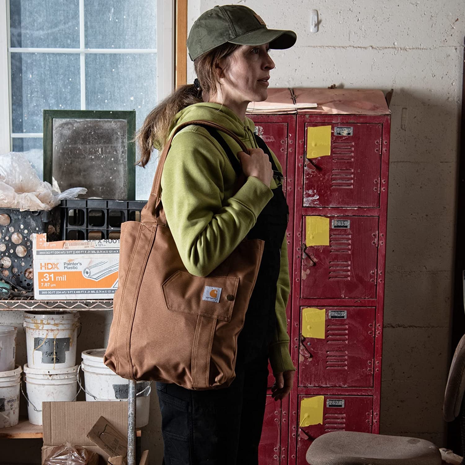 Carhartt Vertical Open, Durable Water-Resistant Tote Bag