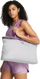 Under Armour Womens Favorite Tote, (014) Halo Gray/Castlerock/Provence Purple, One Size Fits Most