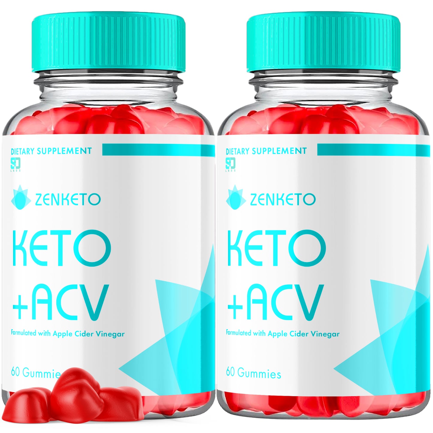 Zenketo - Keto+ ACV Gummies for a Balanced Lifestyle (2 Pack)