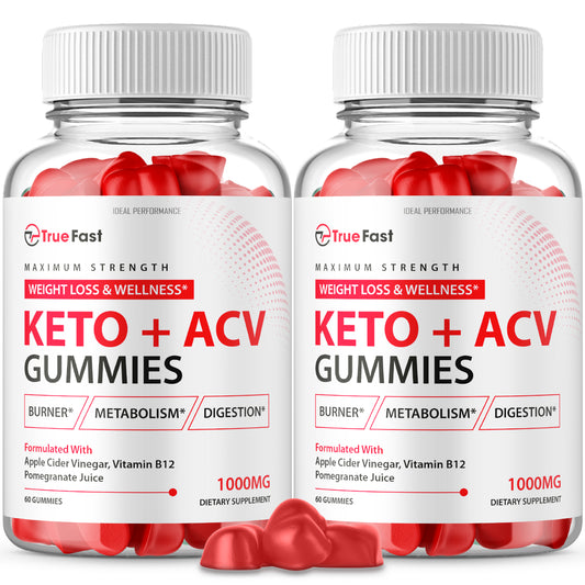 True Fast Keto ACV Gummies (120 Gummies)