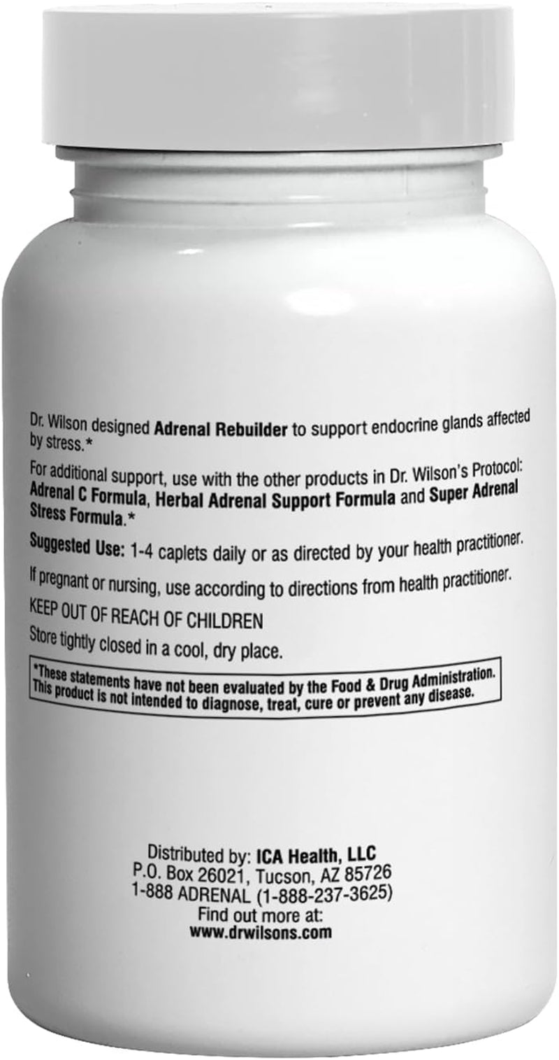 Dr. Wilson'S Adrenal Rebuilder 90 Caplets Multiglandular Including Adrenal Cortex for Adrenal and HPA Axis Support