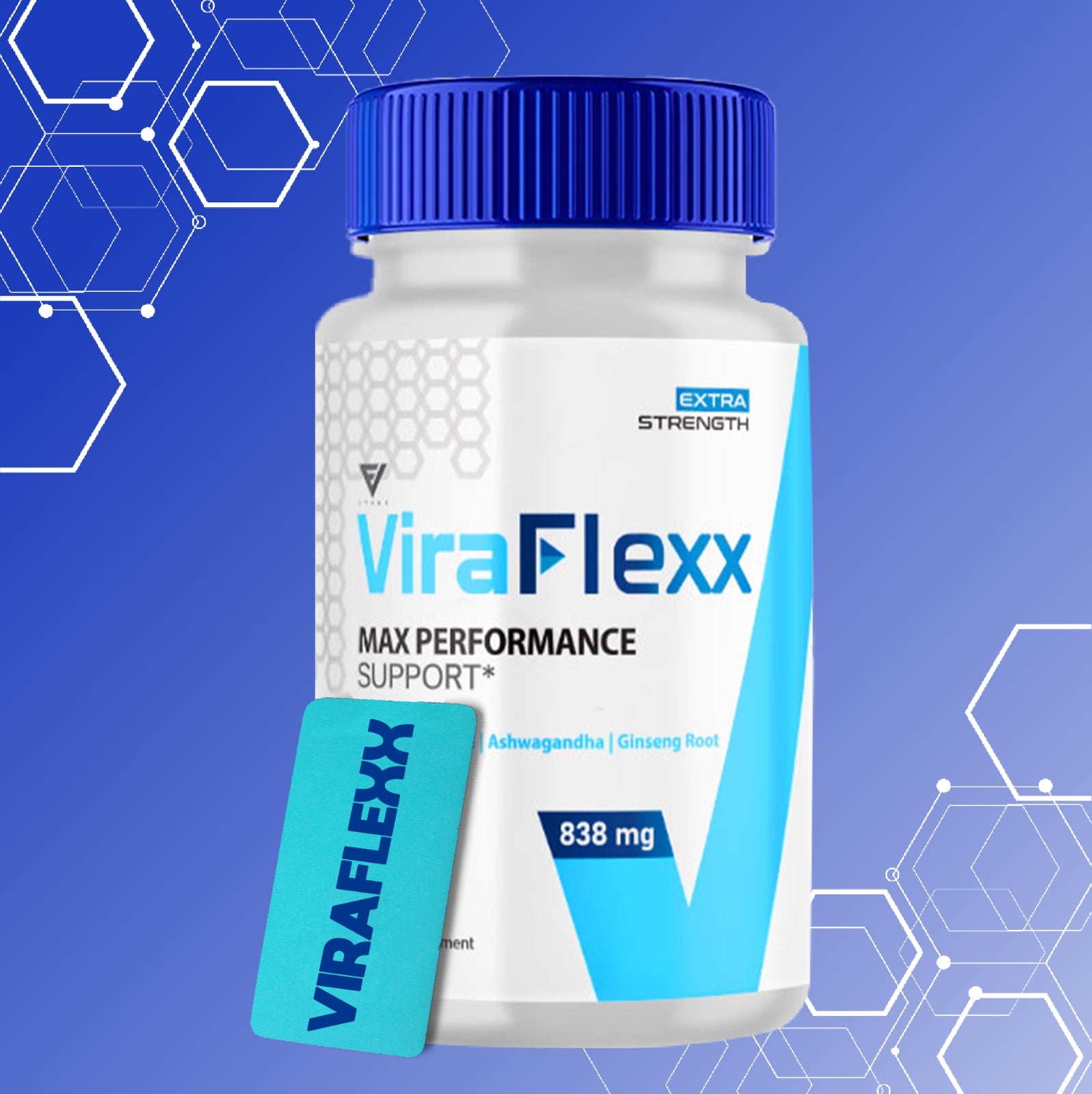 Viraflexx Enhancement Capsules, Vira Flexx Pro Supplement for Men (60 Capsules)