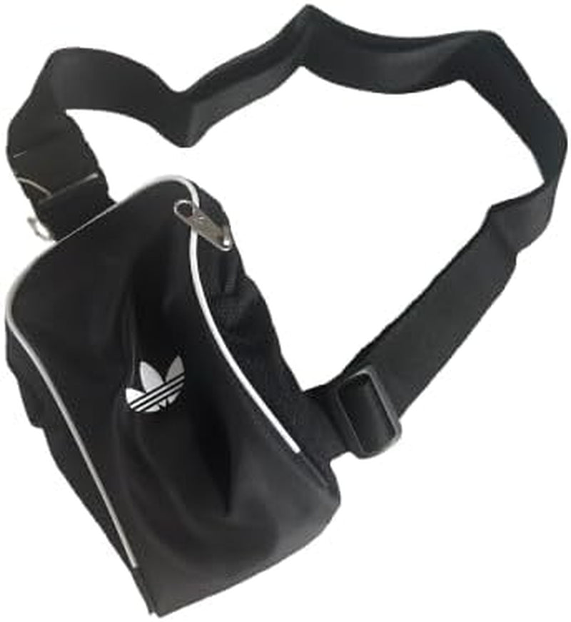 Adidas Adicolor Small Sling Bag – Compact Crossbody Bag with Adjustable Strap and Zipper Pockets, Unisex