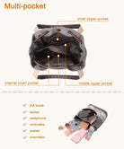 Women Printing Canvas Shoulder Bag Casual Handbags Purse Retro Tote