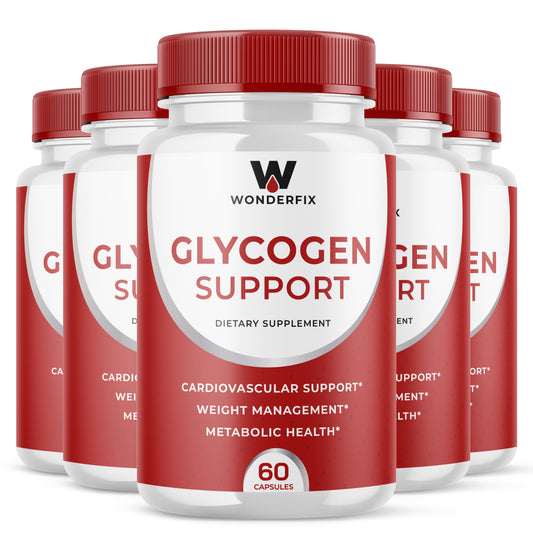 Wonderfix Glycogen Support Blood Pills- Glycogen for Heart Health Official-5Pack