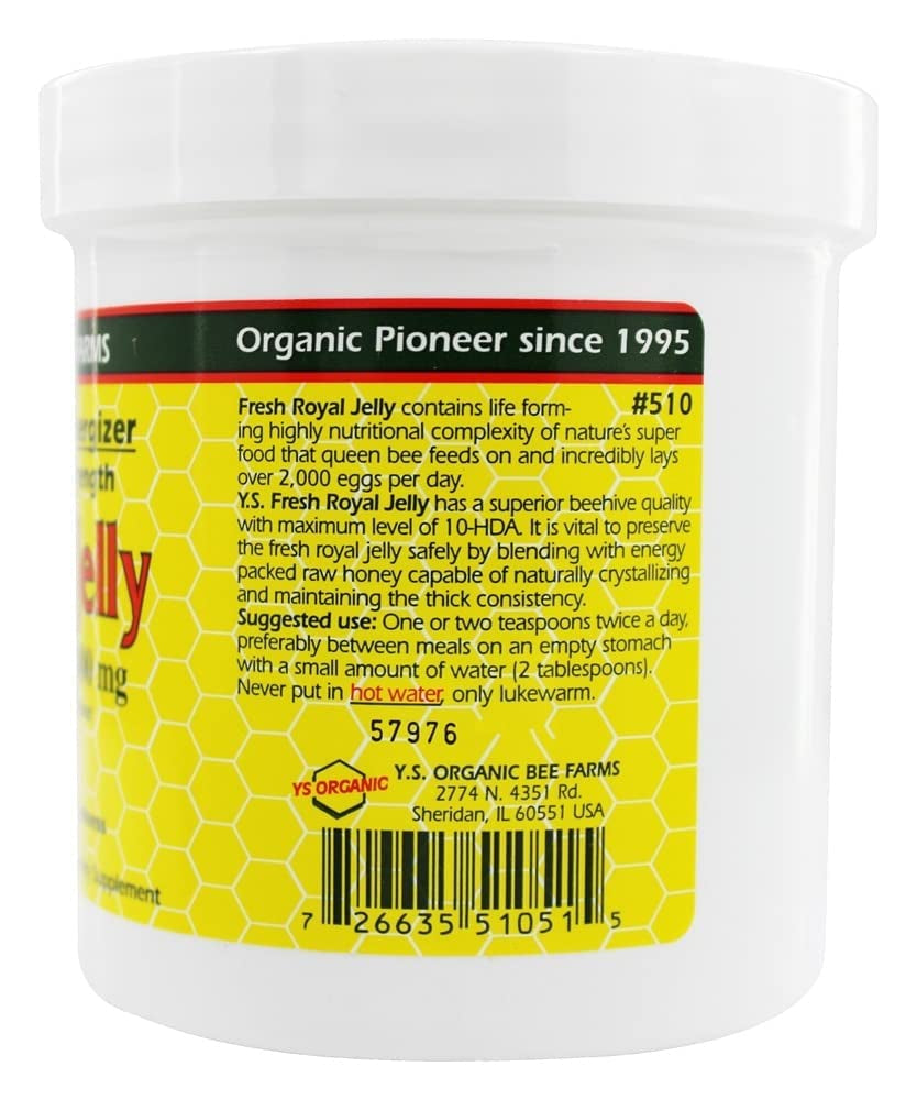 YS Royal Jelly/Honey Bee - Royal Jelly in Honey Ultra Strength, 21 Oz Gel