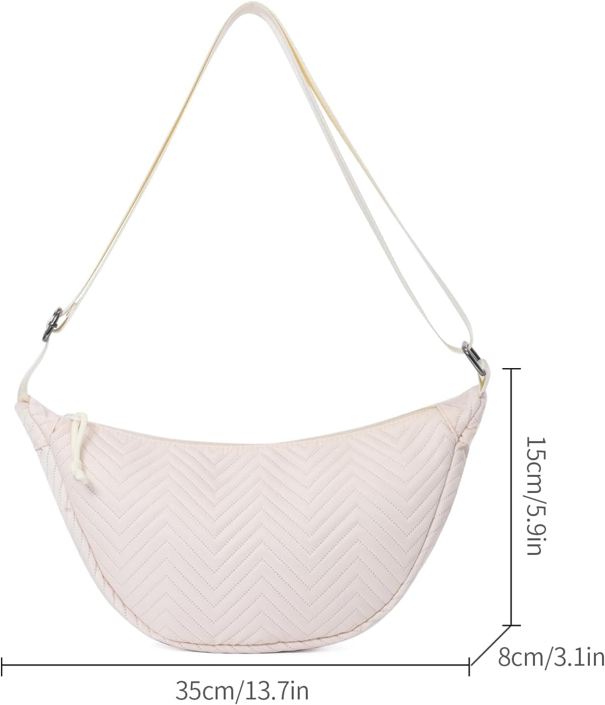 Shoulder Bags for Women, Cute Hobo Tote Handbag Mini Clutch Purse with Zipper Closure