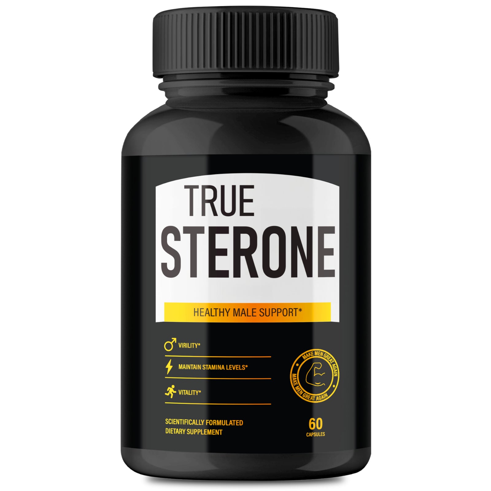 True Sterone Male Health Pills to Boost T-Levels and Performance 60Ct