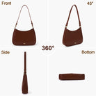 Shoulder Bags for Women Y2K Purses and Handbags Crossbody Bag Trendy Leather Shoulder Purse Small Hobo Tote Bag