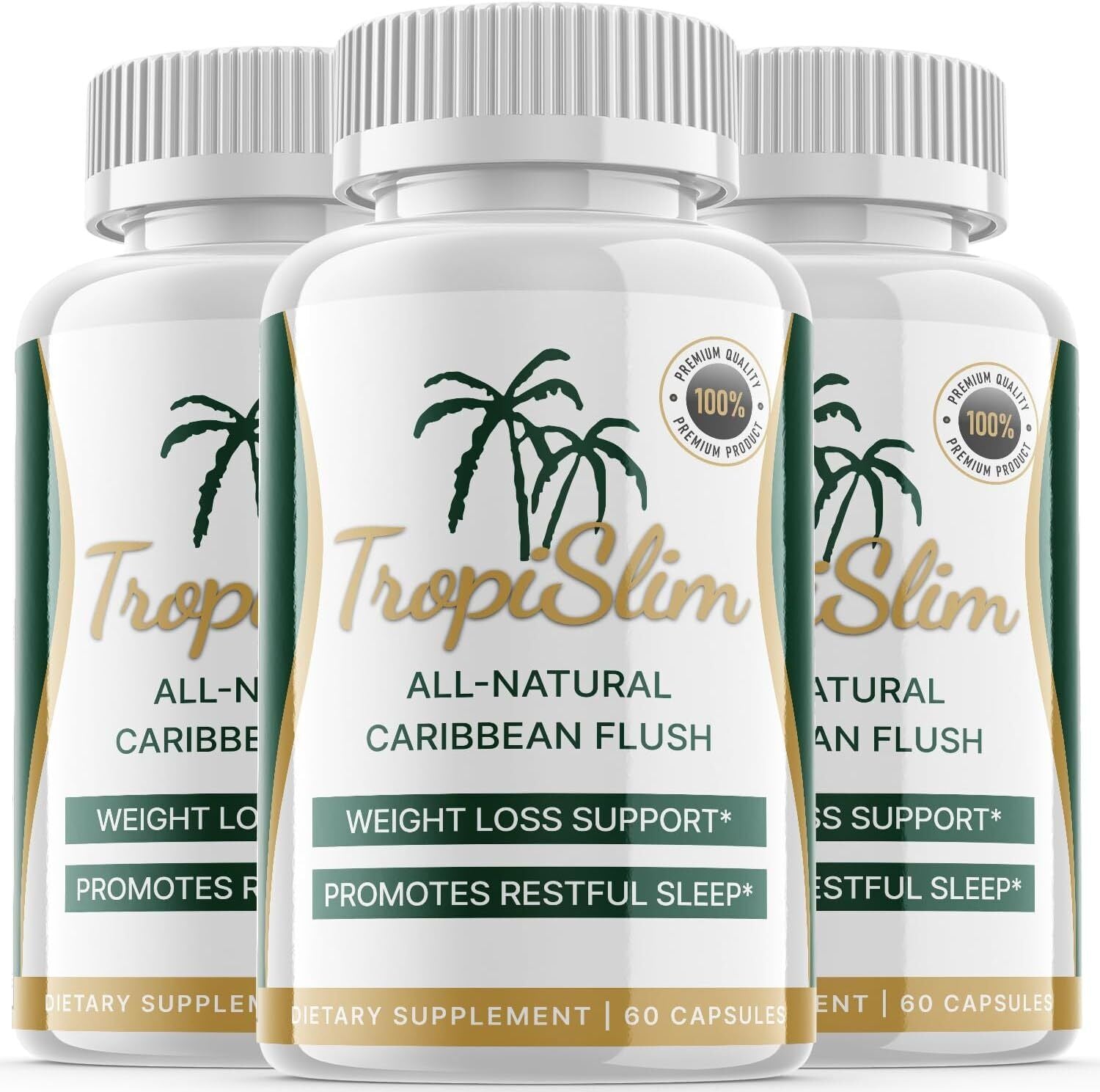 Tropislim Keto Capsules - Tropislim Supplement for Weight Loss OFFICIAL - 3 Pack