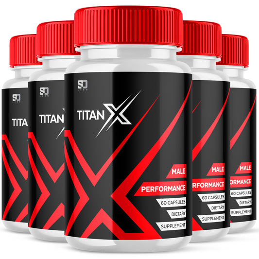 Titan X - Male Pills to Boost Performance and Endurance (5 Pack)