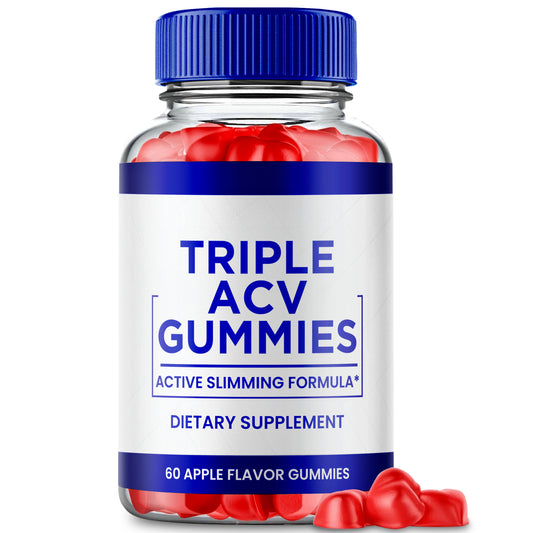 Triple Keto ACV Gummies, Triple ACV Gummies Weight Loss (60 Gummies)