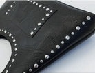 Y2K Crescent Hobo Bags Women 90S Trendy Studded Shoulder Satchels Crossbody Purse PU Leather Punk Underarm Tote Handbag
