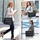 15.6" Women'S Laptop Tote Bag for Teachers & Nurses - Insulated Pocket Professional Work Bag - Messenger Briefcase for Office, College & Nursing