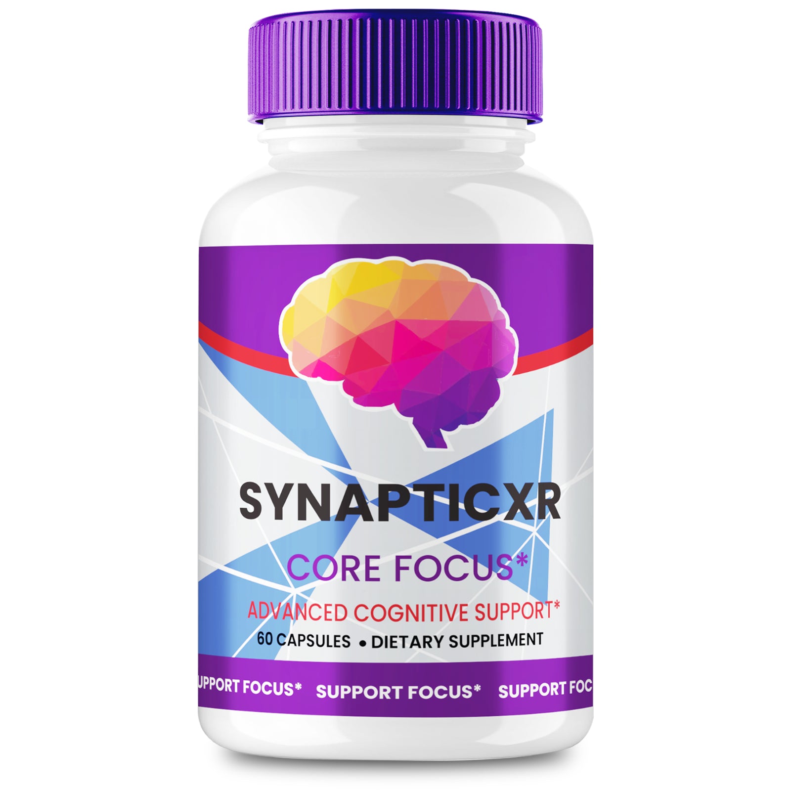 Synaptic XR Core Focus Pills to Boost Cognitive Performance & Focus 60Ct