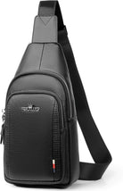 FSD.WG Sling Backpack for Men Chest Bag Crossbody Shoulder Bags Travel Bag Purse for Men with Water Resistant