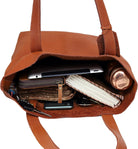 Women Tote Bags Top Handle Satchel Handbags Genuine Leather Shoulder Purse