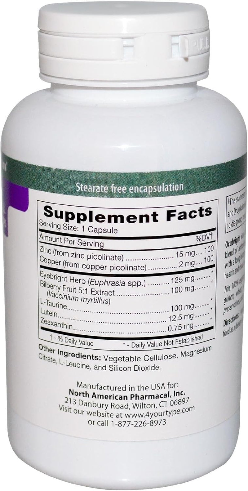 D'Adamo Personalized Nutrition Ocubright, 60 Count