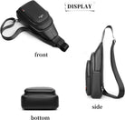 FSD.WG Sling Backpack for Men Chest Bag Crossbody Shoulder Bags Travel Bag Purse for Men with Water Resistant