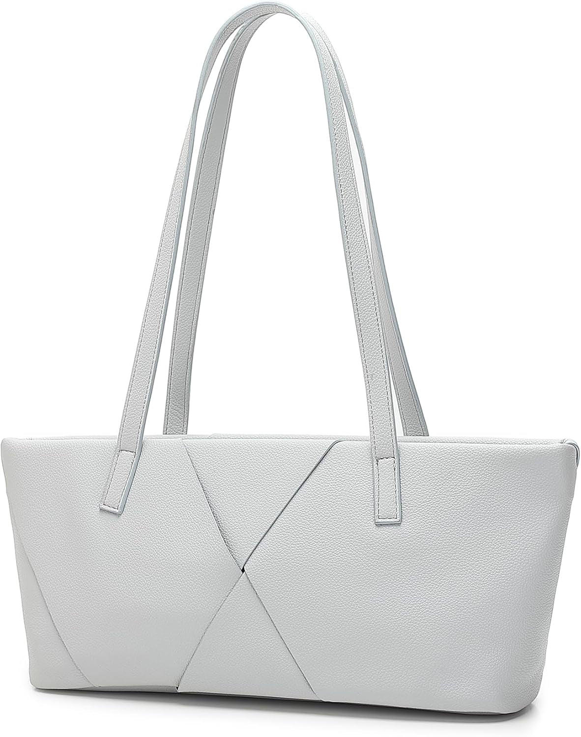 Women'S Fashion Versatile Knitted Large Capacity Zipper Long Tote Handheld Shoulder Bag