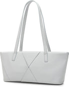 Women'S Fashion Versatile Knitted Large Capacity Zipper Long Tote Handheld Shoulder Bag
