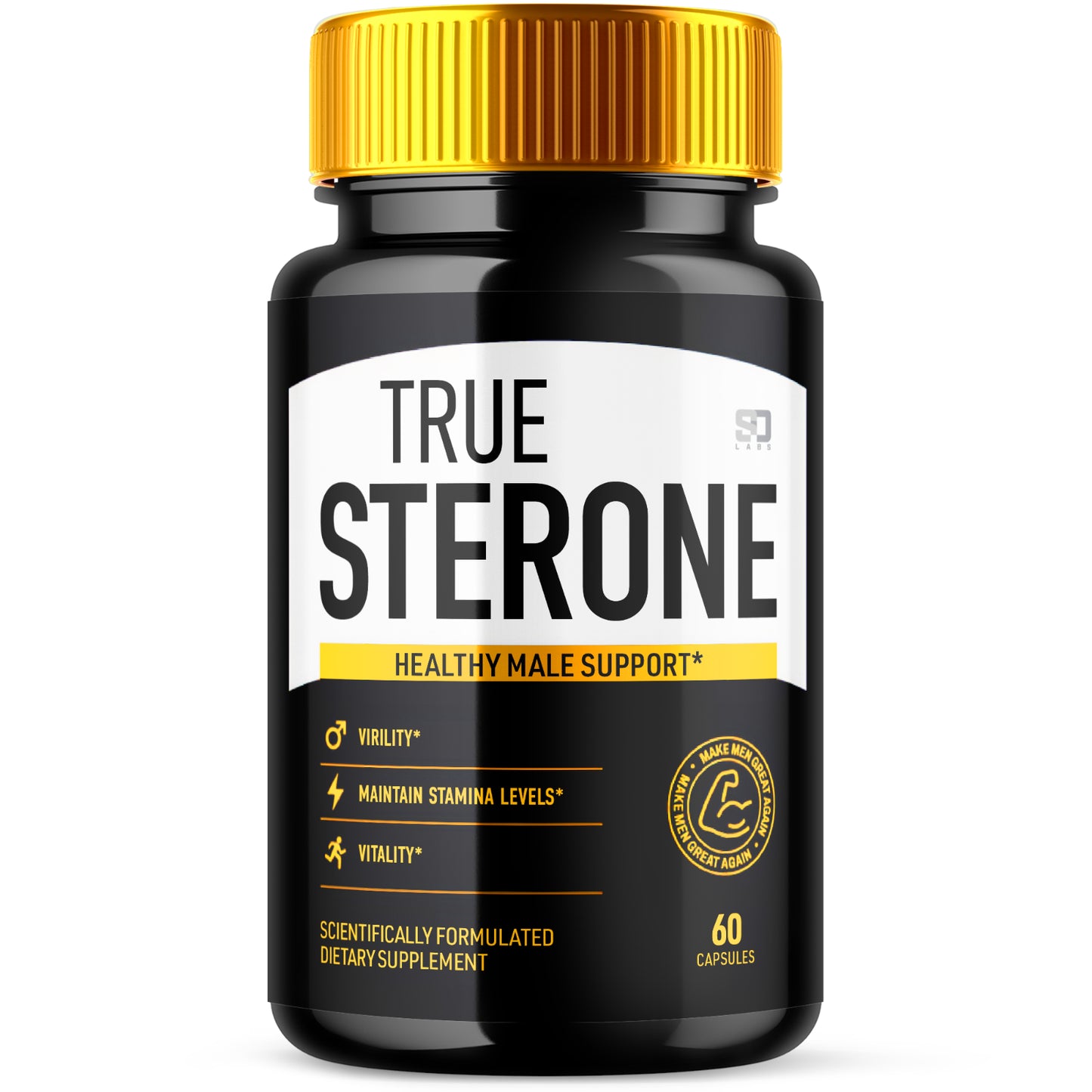 True Sterone Male Pills - Enhances Stamina and Supports Vitality 60 Capsules