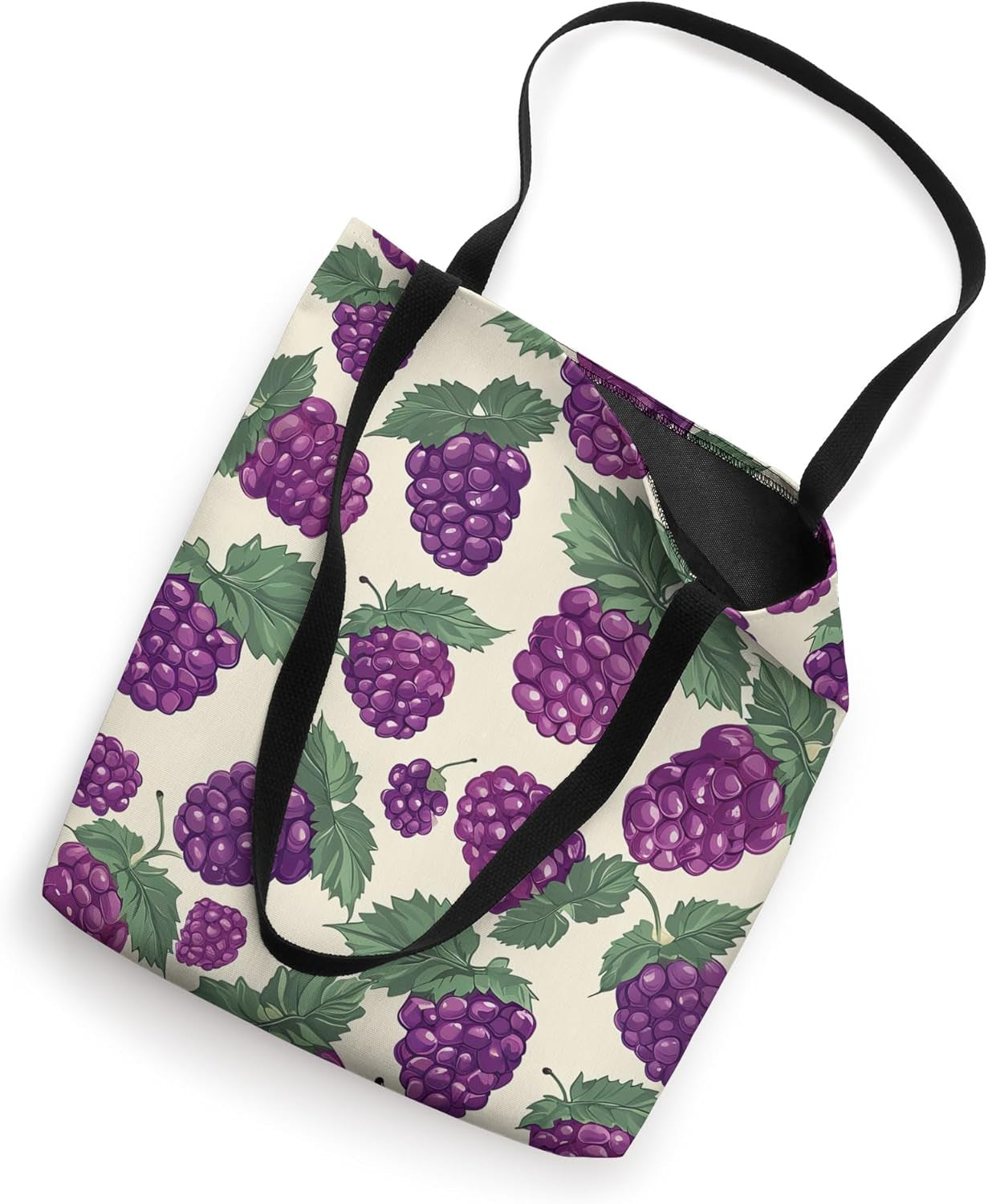 Boysenberry Fruit Pattern Tote Bag