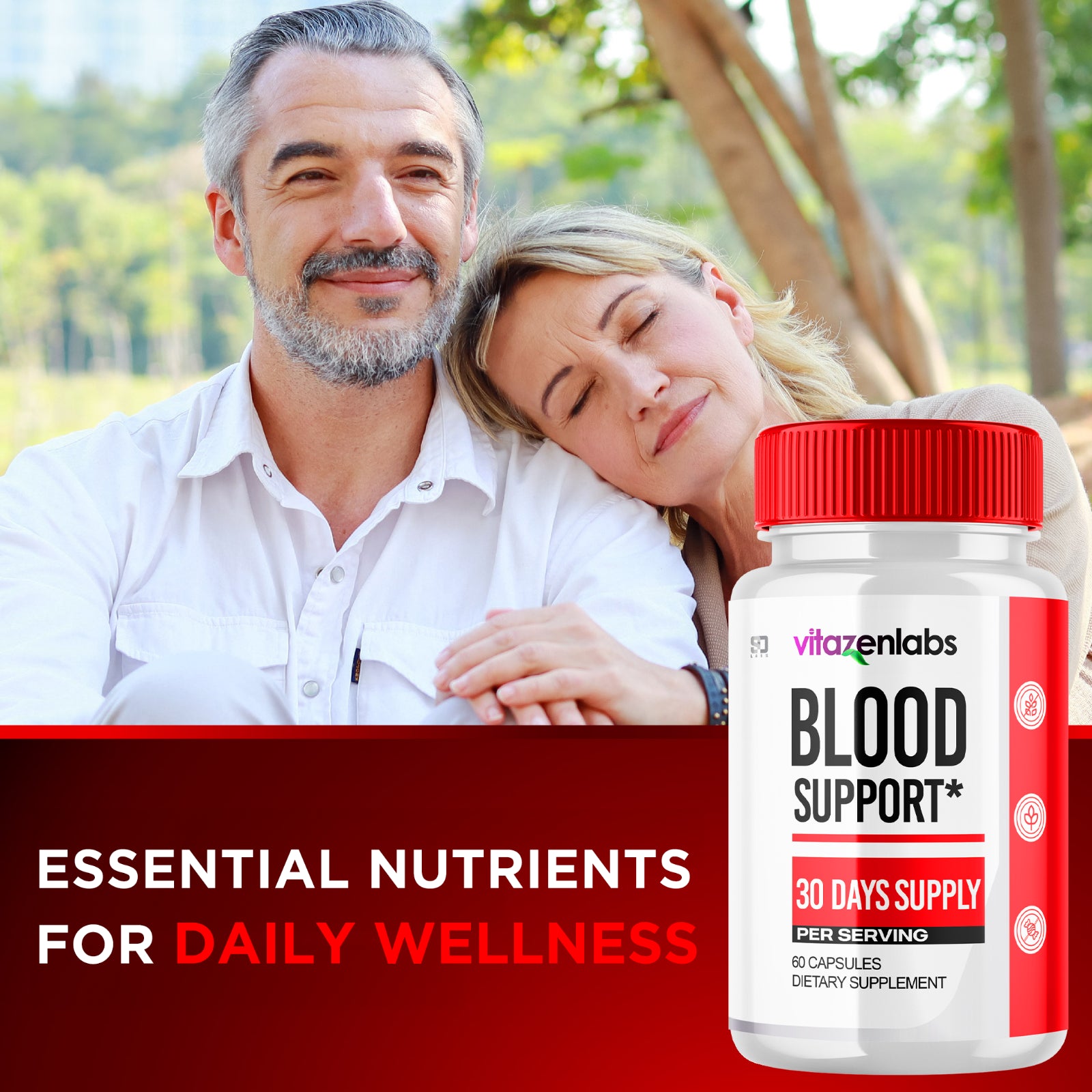 Vitazen Labs Blood Pills – Support for Blood Health and Wellness (5 Pack)