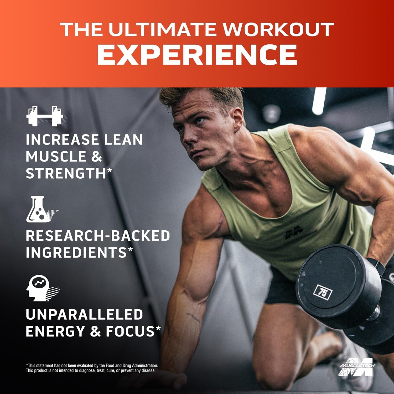 Muscletech Pre-Workout Powder, Vapor X5 - Sports Nutrition Muscle Building Supplements for Women & Men - Intense Muscle Pump Energy Powder Drink Mix - Miami Spring Break, 272G (30 Servings)