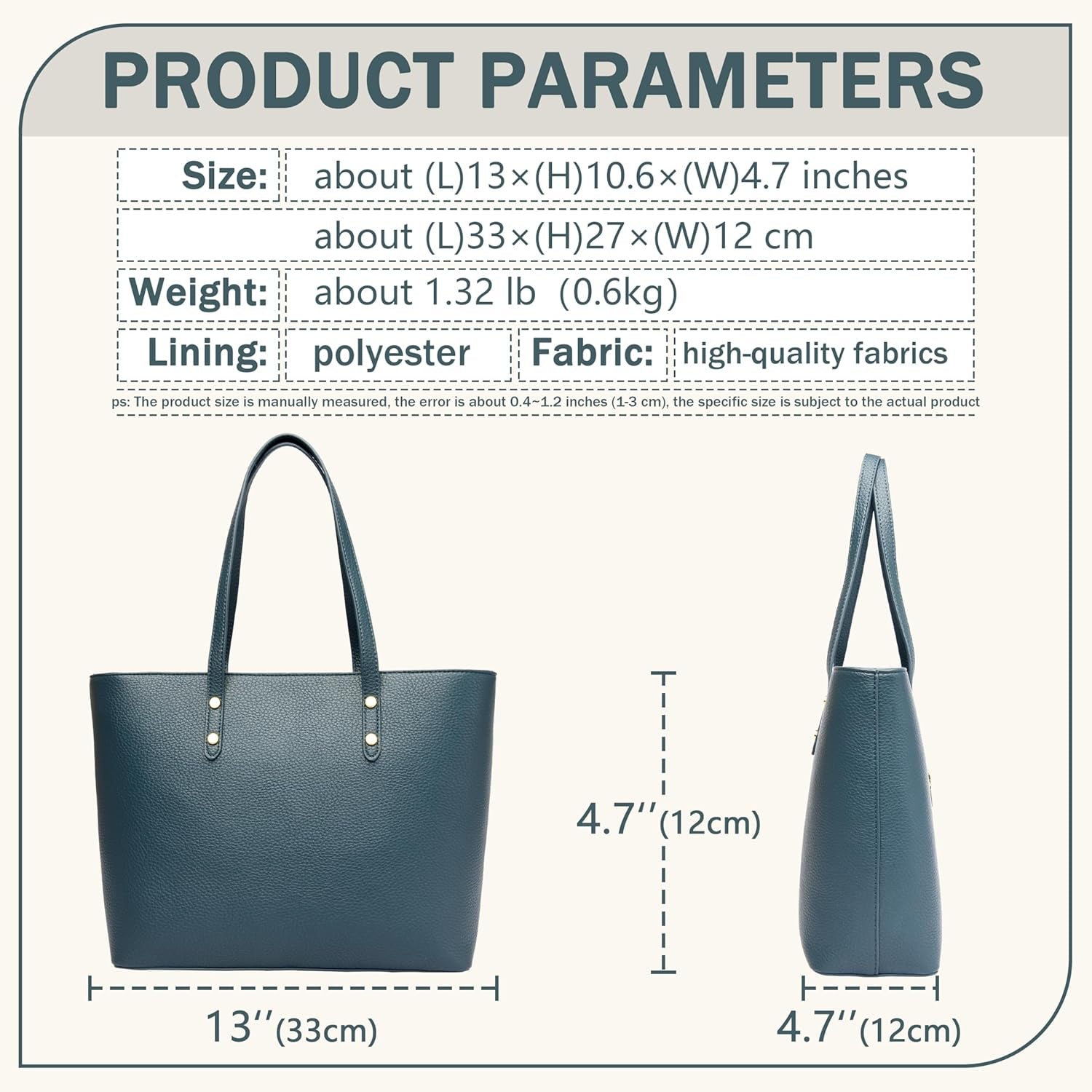 FSD. WG Leather Purses and Handbags for Women Tote Shoulder Bag Satchel Handbag with Top Handles