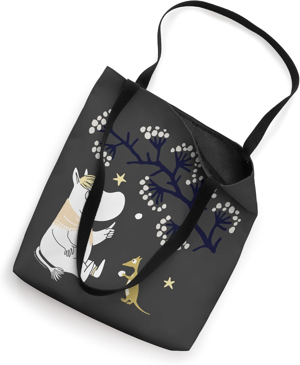 Winter Snorkmaiden Watching the Snow Tote Bag