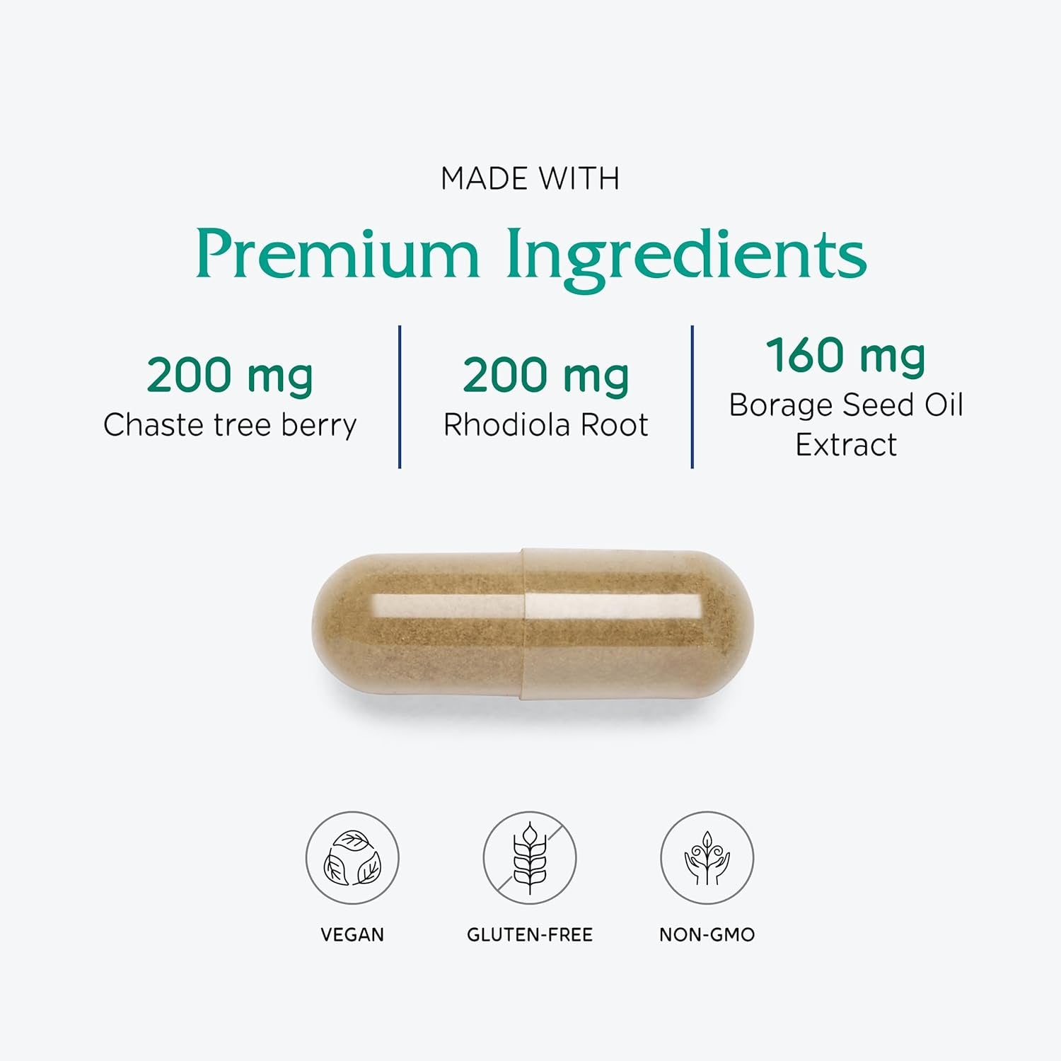 Vitanica Femrebalance, Hormone Balance Support for Women, Vegan, 60 Capsules