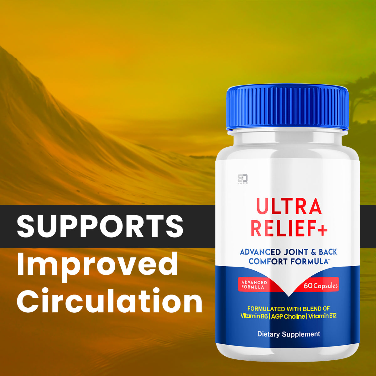 Ultra Relief+ Pills Supports Advanced Joint and Back Health (5 Pack)