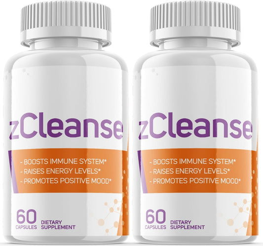 Zcleanse Pills - Zcleanse Supplement Boosts Immunity & Energy Level - 2 Pack