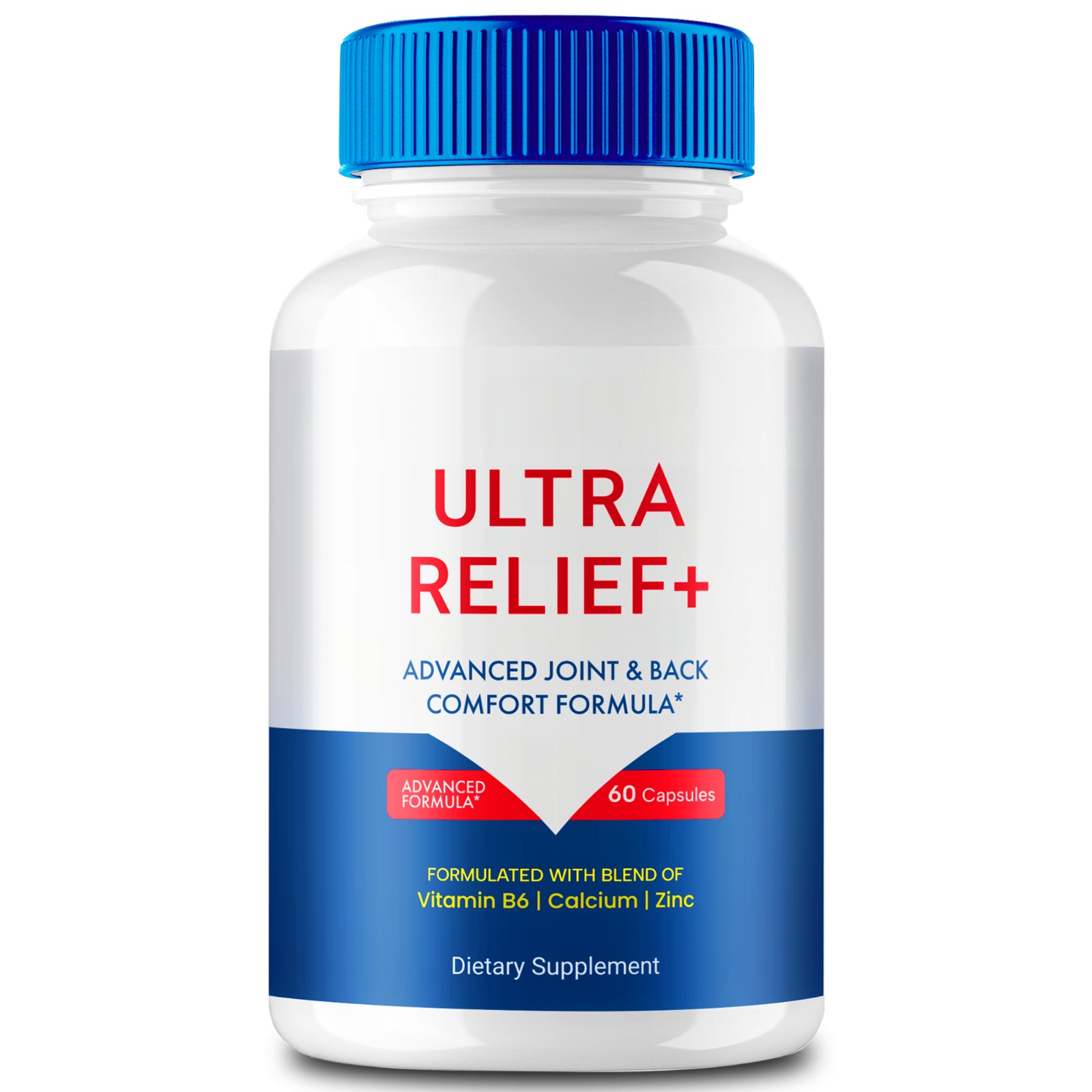 Ultra Relief+ Pills, Ultra Relief plus for Advanced Joint & Back Health 60Ct