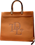 "Sparkle" Medium Tote, Matte Vegan Leather for Women