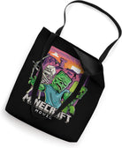 A Minecraft Movie Skeleton Zombie & Creeper Cartoon Style Tote Bag
