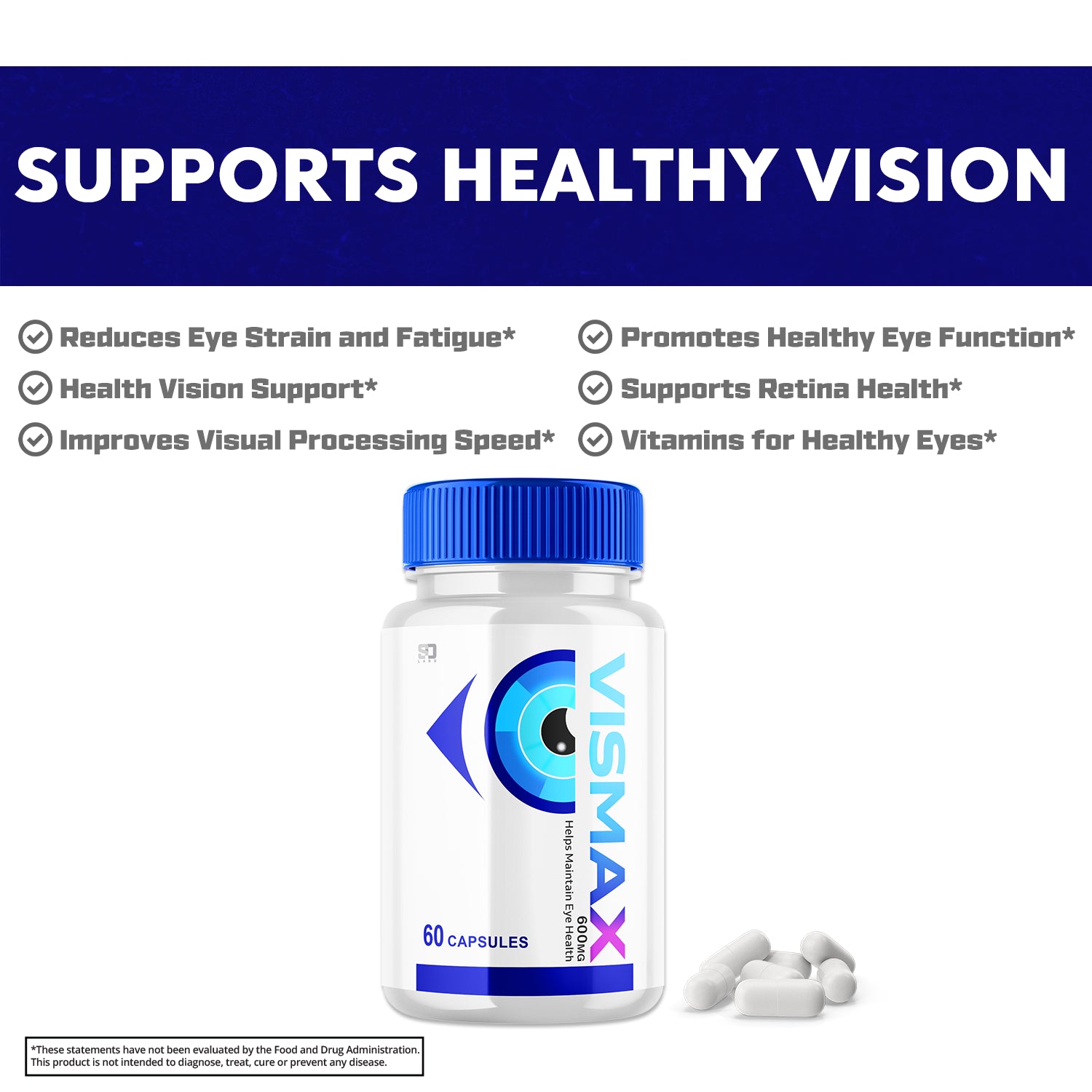 Vismax - Enhanced Eyesight and Support Overall Eye Health (3 Pack)