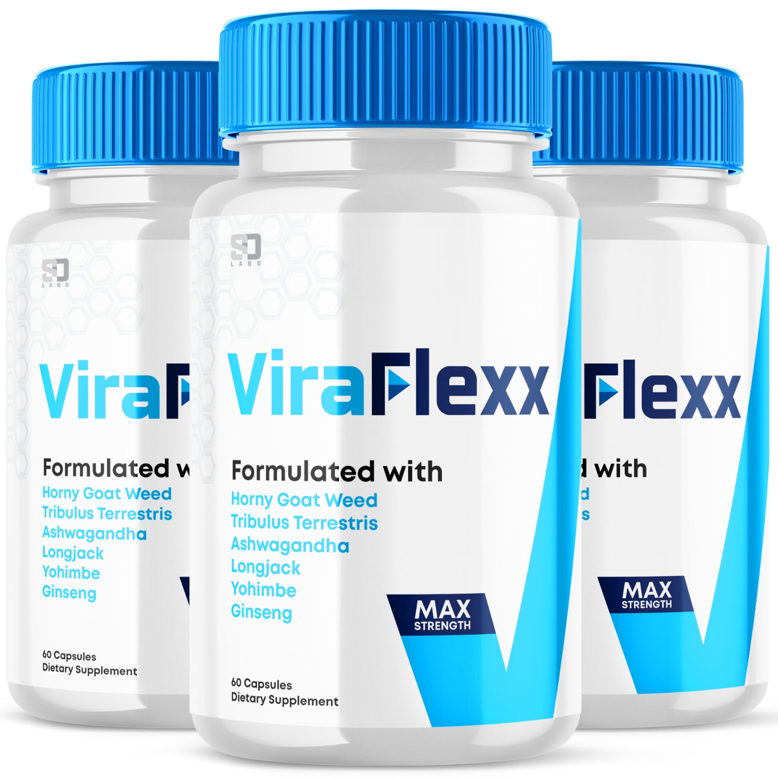 Viraflexx Boosting Pills - Enhances Performance, Supports Energy (3 Pack)