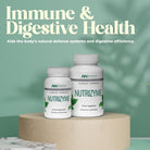 Vitality C American Nutriceuticals - Nutrizyme- Proteolytic Enzymes for Recovery Support - Supports Healing Processes, Circulation, Immunity - Bolsters Digestion - 450 Capsules / 5 Month Supply