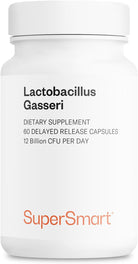 Supersmart - Lactobacillus Gasseri 12 Billion CFU per Day - Probiotic Supplement | Non-Gmo & Gluten Free - 60 DR Capsules (Delayed Release)