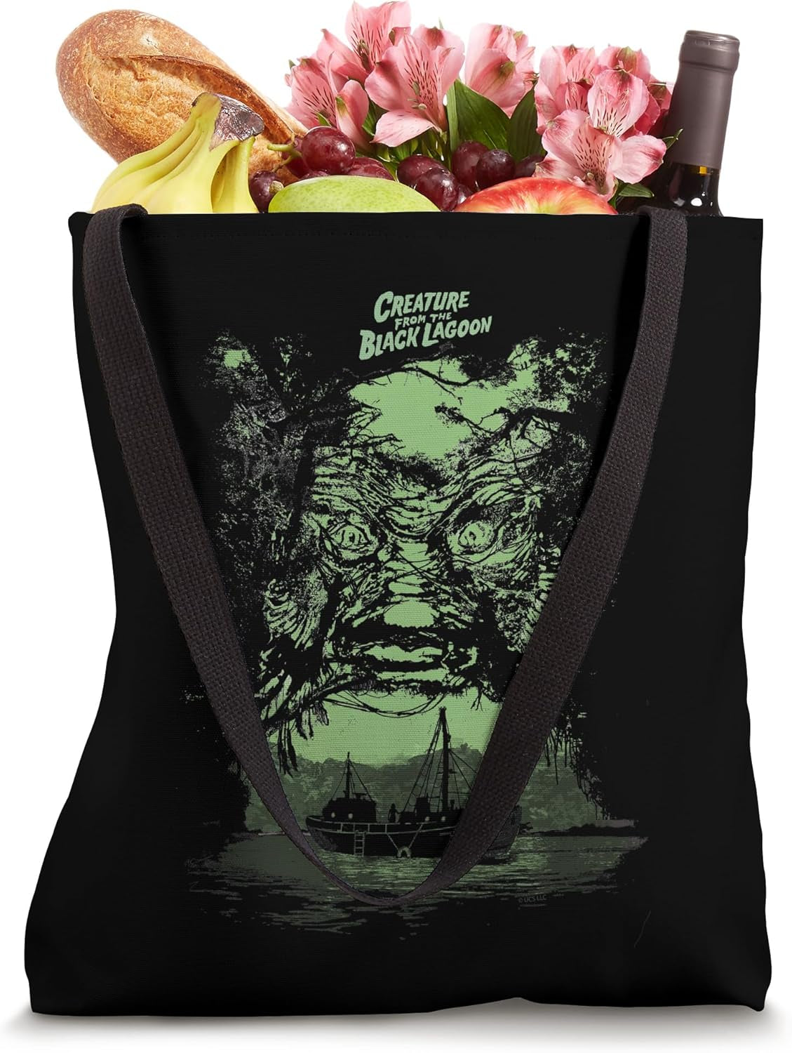 Universal Monsters Creature from the Black Lagoon Illusion Tote Bag