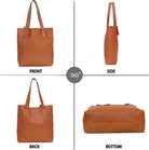 Women Tote Bags Top Handle Satchel Handbags Genuine Leather Shoulder Purse